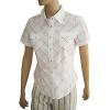 Ladies' printed check blouse