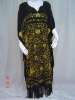 Ladies' silk nightwear w/ hand emb