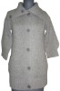 Lady Sweater Cardigan with 3/4 sleeves and a big collar(HS_S014)