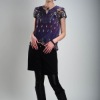Lady's fashion t-shirt/100%nylon t-shirt/printed t-shirt/new style t-shirt