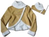 Lady's imitation fur coat ,fake fur outwear , fur garment