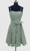 Lady's pleat-gore skirt