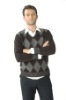 MEN'S 50% WOOL 50% ACRYLIC KNITTED SWEATER