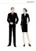 Male and female western-style clothes