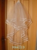 Marvelous Bridal Veil in dramatic style with high-quality fabrics
