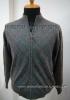 Men's Cashmere Jacquard Cardigan Sweater