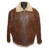 Men's Pig Split Printing Jacket