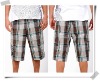 Men's Plaid  Casual Shorts(6099)