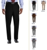 Men's  Pleat-Front Wool Flannel Trouser