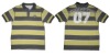 Men's pigment dyed t-shirt made of  100% cotton pique, garment stone wash