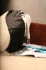 Men's silk formal reversible scarf