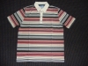 Men's stripe polo shirt