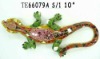 Mosaic polyresin gecko,gecko decoration,color gecko