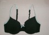 Mould cup bra with dot binding