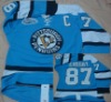 NEW Winter Classic ! Pittsburgh Penguins #87 Sidney CROSBY WINTER CLASSIC BLUE HOCKEY JERSEYS