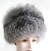 Natural Silver Fox Fur  Hat
