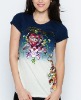 Newest fashion!!!Hot sell,women's lady's short sleeve fashion brand name tshirt,leisure cotton tshirt,branded designed tshirt