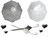 PVC Ladies Straight Umbrella With Frill