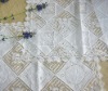 Place Mat (with Handmade Hemstitch, Cutwork, Drawnwork, Artex)