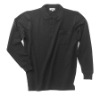 Plain Long-Sleeve Polo Shirt
