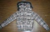 Print Check Padding Jacket