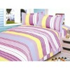 Printed peach skin for bedding sets