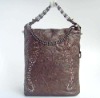 Ptah Bag with Scorpions in coffee 8539, designer inspired handbags, women's handbag, latest handbag, fashion handbag(8539-02)