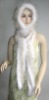 Rabbit/ Raccoon Fur Hooded Scarf