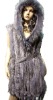 Raccoon / Rabbit Fur Handknitted Gilet
