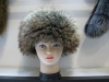 Raccoon fur hat