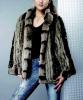 Reversible Rabbit Fur + Silk Coat
