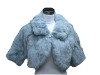 Rex rabbit fur shawl/ fur stole
