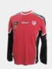 Round neck, men's long sleeve T-shirt