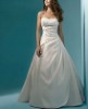 Royal Empire Wedding Dress 2009 White Satin with Embroidery -- YWD2029