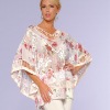 SILK SATIN BURN-OUT BLOUSE