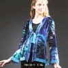 SILK VELVET BURN-OUT JACKET