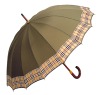STRAIGHT MANUAL OPEN WOODEN UMBRELLA