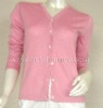 SWT-L11035 Ladies silk cashmere cardigan