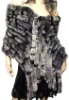 Sheared Rabbit  Fur  Shawl