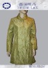 Silk embroidered cotton-padded clothing