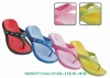 Slipper with different jewell