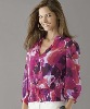 Smocking Keyhole Blouse