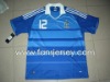 Soccer Uniform for 09/10 season #12 HENRY FRANCE Home blue,embroider Soccer Uniform