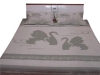 Swan Graphic Hemp Bedding Set