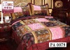Taffeta patchwork bedding set