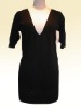 V neck fashion garment ( UB8196)