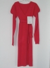 V necked gown