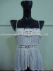 Viscose Slub Lace Cami Vest