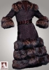 W49-cashmere and raccoon garment