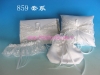 Wedding garter/guest book/ring pillow